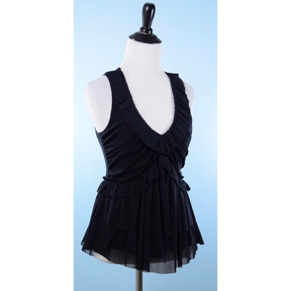 DELETTA layered mesh top NEW - Picture 3 of 7